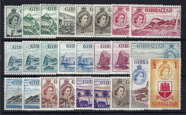 Image of Gibraltar SG 145/58 UMM British Commonwealth Stamp